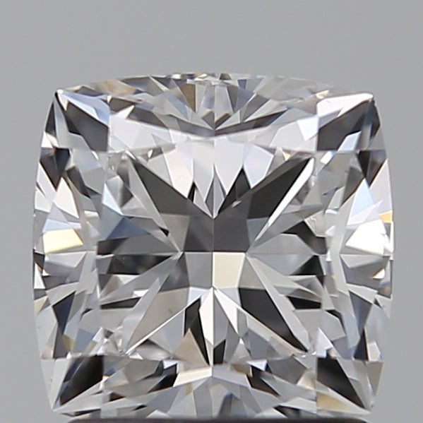 1.52 Carat Cushion Lab Diamond with  Cut Diamond in 14KT  view 1
