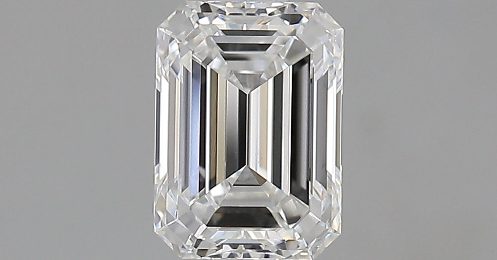 1.02 Carat Emerald Natural Diamond with  Cut Diamond in 14KT  view 1
