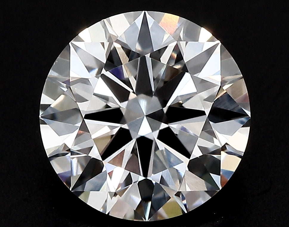 2.22 Carat Round Lab Diamond with  Cut Diamond in 14KT  view 1
