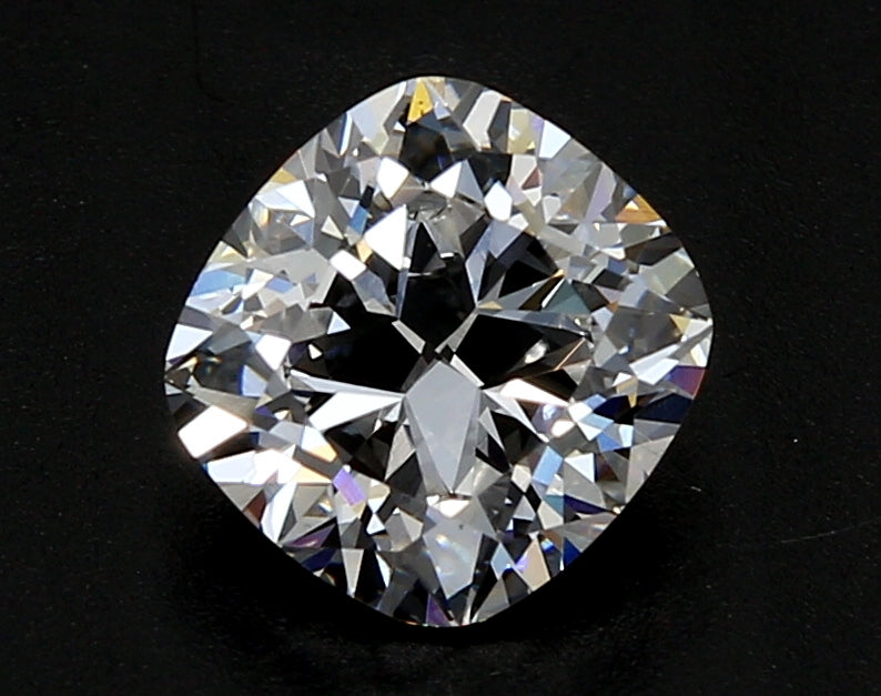 2.02 Carat Cushion Lab Diamond with  Cut Diamond in 14KT  view 1
