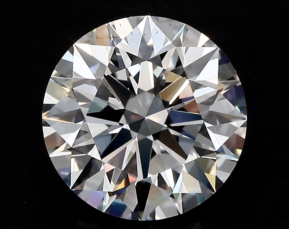 1.02 Carat Round Lab Diamond with  Cut Diamond in 14KT  view 1

