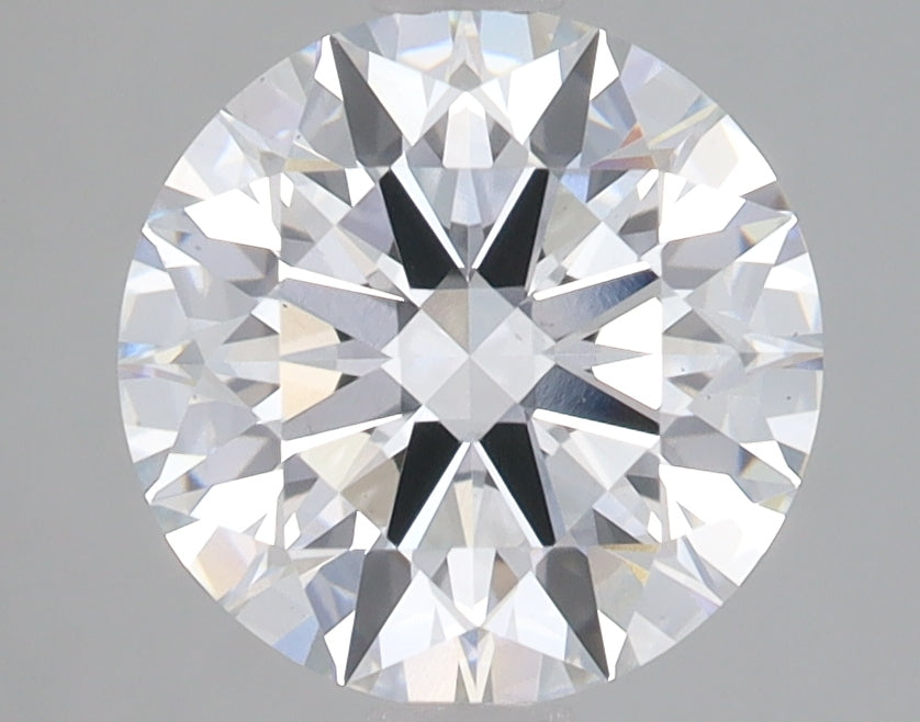 2.55 Carat Round Lab Diamond with  Cut Diamond in 14KT  view 1

