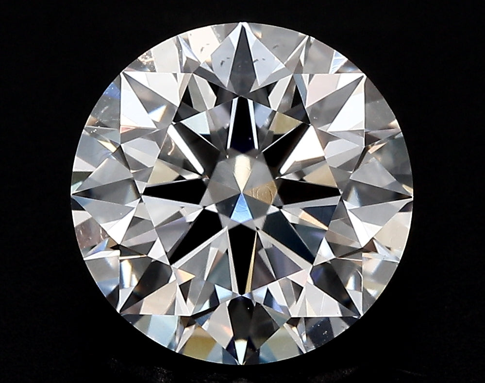1.68 Carat Round Lab Diamond with  Cut Diamond in 14KT  view 1
