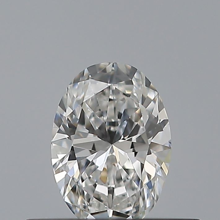 0.3 Carat Oval Natural Diamond with  Cut Diamond in 14KT  view 1
