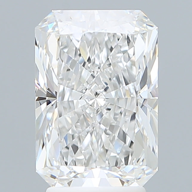 3.58 Carat Radiant Lab Diamond with  Cut Diamond in 14KT  view 1
