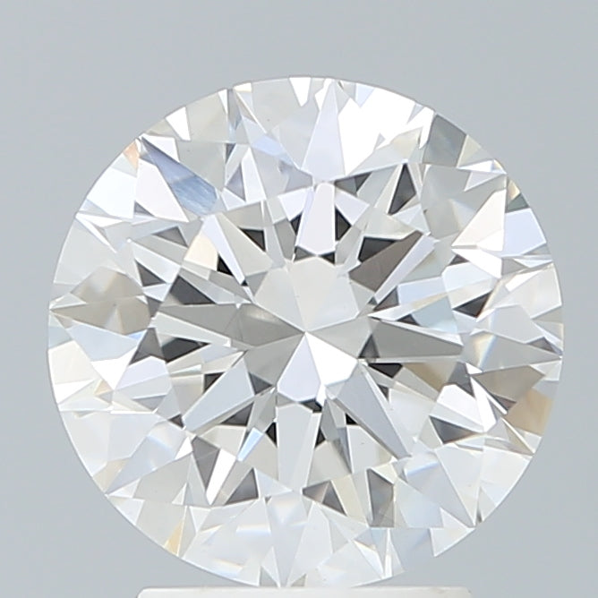 3.01 Carat Round Lab Diamond with  Cut Diamond in 14KT  view 1
