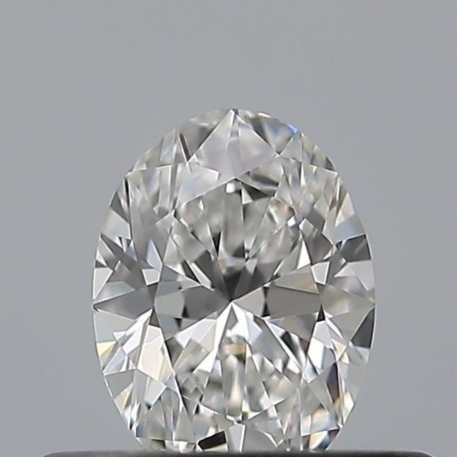 0.31 Carat Oval Natural Diamond with  Cut Diamond in 14KT  view 1
