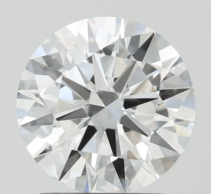 1.68 Carat Round Lab Diamond with  Cut Diamond in 14KT  view 1
