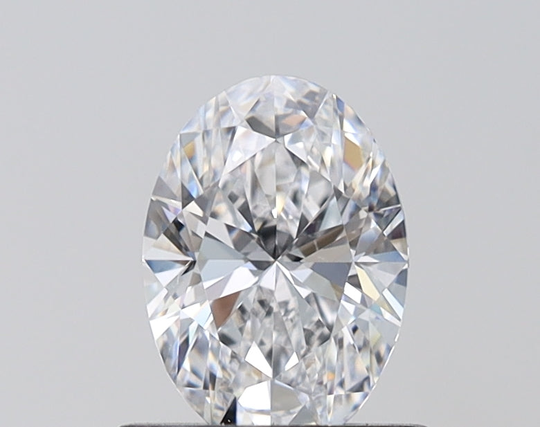 1.02 Carat Oval Lab Diamond with  Cut Diamond in 14KT  view 1
