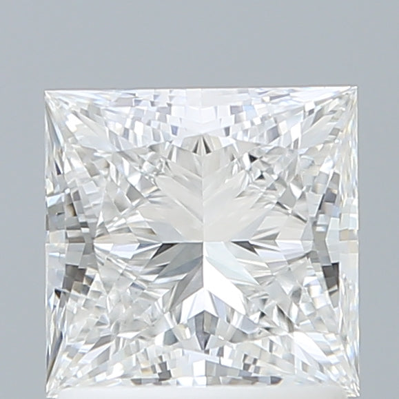 1.5 Carat Princess Lab Diamond with  Cut Diamond in 14KT  view 1
