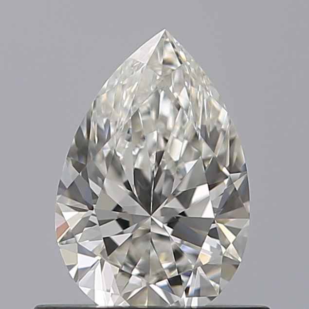 0.5 Carat Pear Natural Diamond with  Cut Diamond in 14KT  view 1
