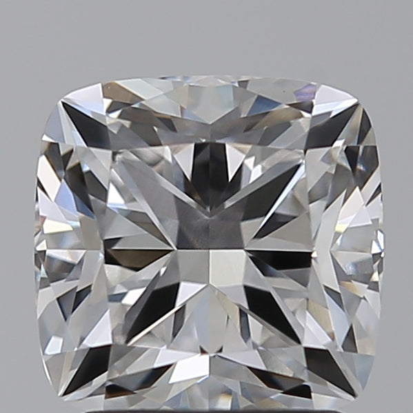 2.0 Carat Cushion Lab Diamond with  Cut Diamond in 14KT  view 1
