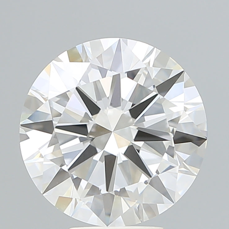 4.72 Carat Round Lab Diamond with  Cut Diamond in 14KT  view 1
