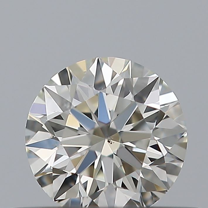 0.33 Carat Round Natural Diamond with  Cut Diamond in 14KT  view 1
