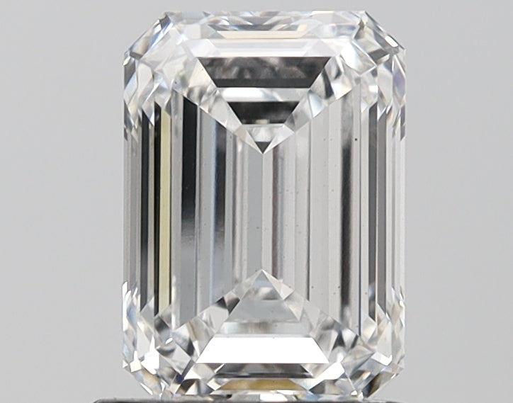 1.83 Carat Emerald Lab Diamond with  Cut Diamond in 14KT  view 1
