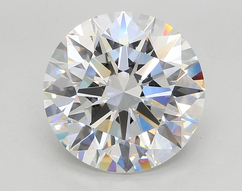 6.79 Carat Round Lab Diamond with  Cut Diamond in 14KT  view 1
