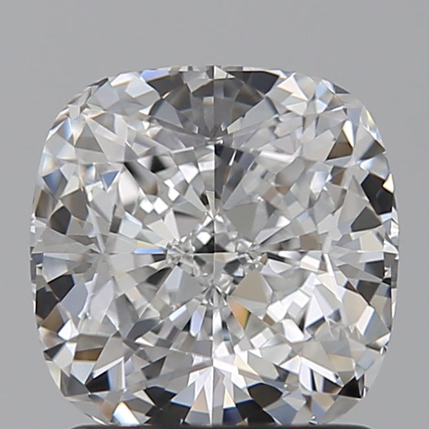 1.58 Carat Cushion Lab Diamond with  Cut Diamond in 14KT  view 1
