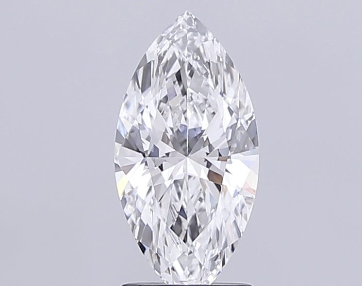 1.91 Carat Marquise Lab Diamond with  Cut Diamond in 14KT  view 1
