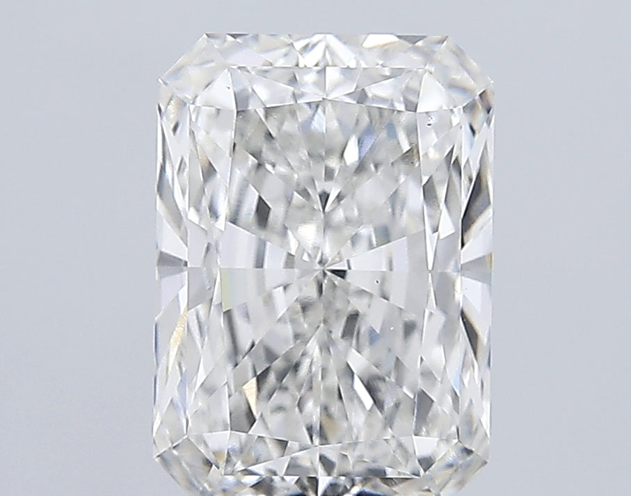 10.03 Carat Radiant Lab Diamond with  Cut Diamond in 14KT  view 1
