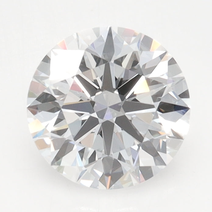 1.56 Carat Round Lab Diamond with  Cut Diamond in 14KT  view 1
