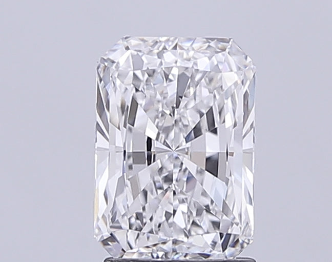 2.03 Carat Radiant Lab Diamond with  Cut Diamond in 14KT  view 1
