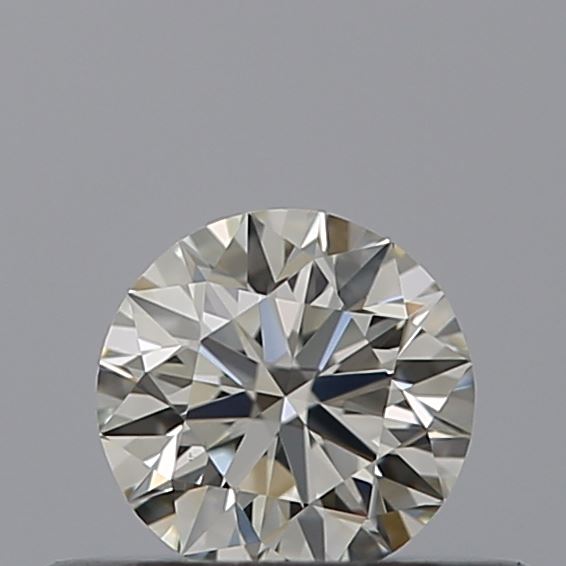 0.3 Carat Round Natural Diamond with  Cut Diamond in 14KT  view 1
