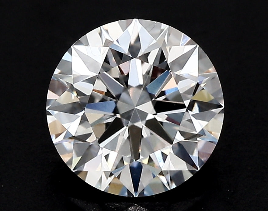 0.53 Carat Round Lab Diamond with  Cut Diamond in 14KT  view 1
