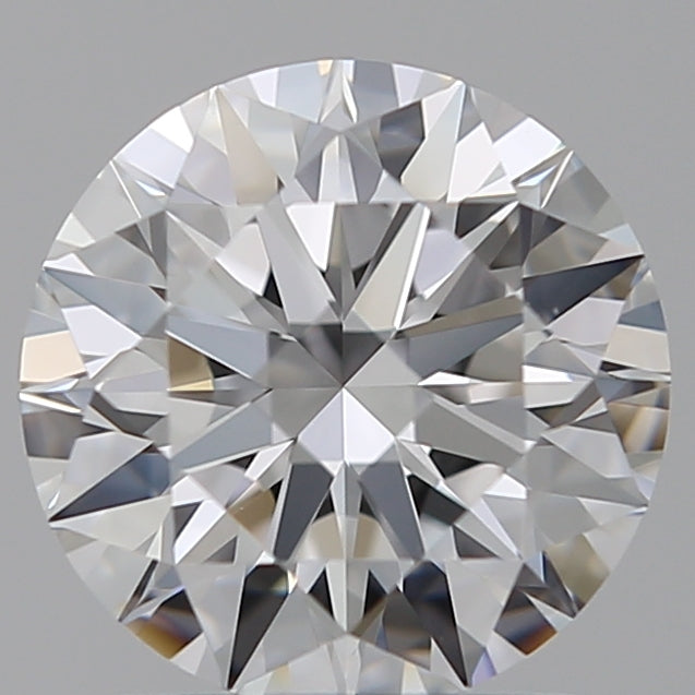 1.41 Carat Round Lab Diamond with  Cut Diamond in 14KT  view 1
