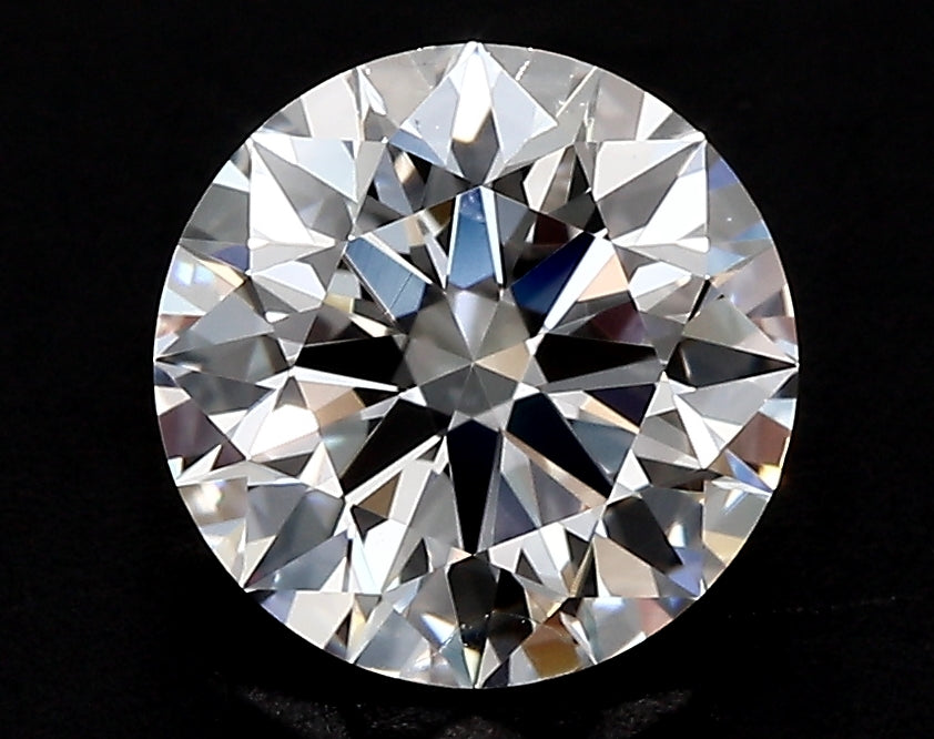 3.0 Carat Round Lab Diamond with  Cut Diamond in 14KT  view 1
