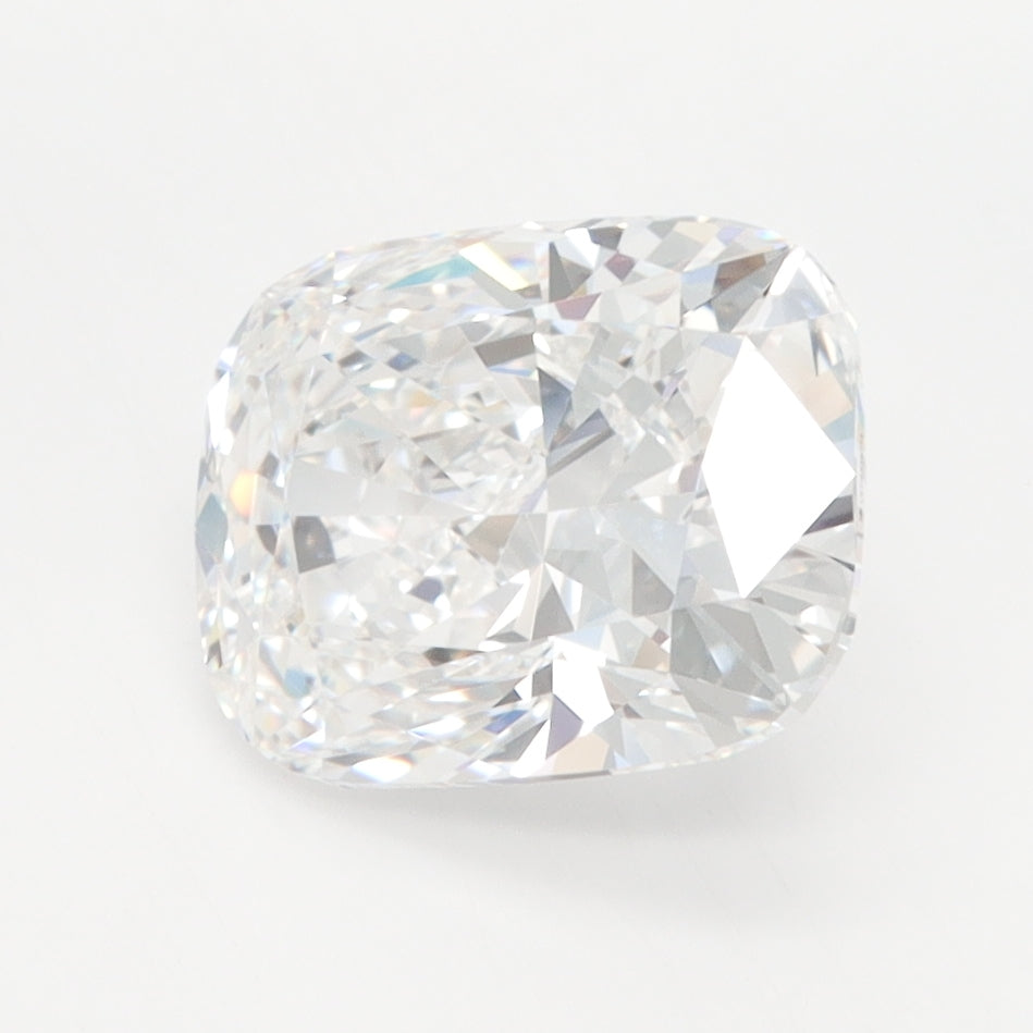 2.44 Carat Cushion Lab Diamond with  Cut Diamond in 14KT  view 1
