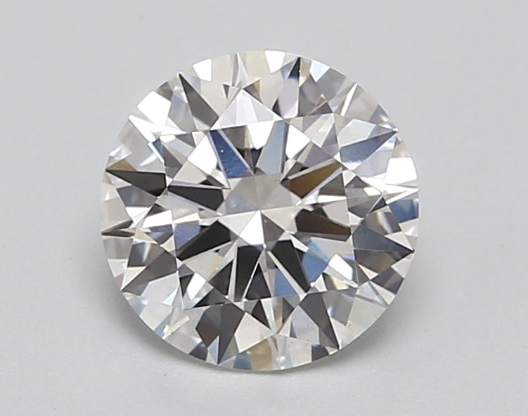 2.09 Carat Round Lab Diamond with  Cut Diamond in 14KT  view 1
