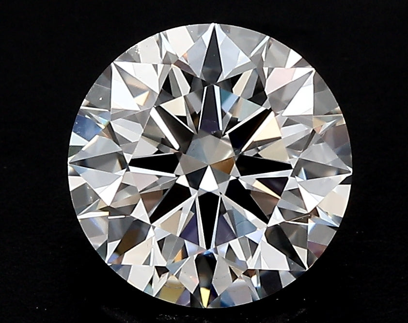 1.5 Carat Round Lab Diamond with  Cut Diamond in 14KT  view 1
