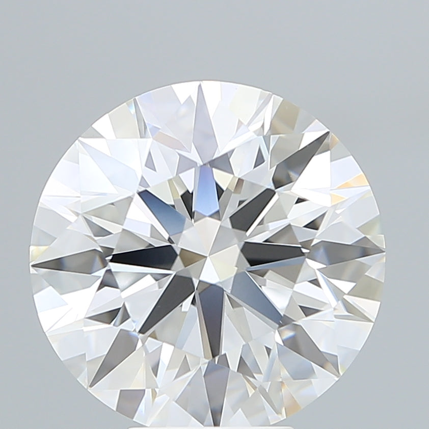 7.22 Carat Round Lab Diamond with  Cut Diamond in 14KT  view 1
