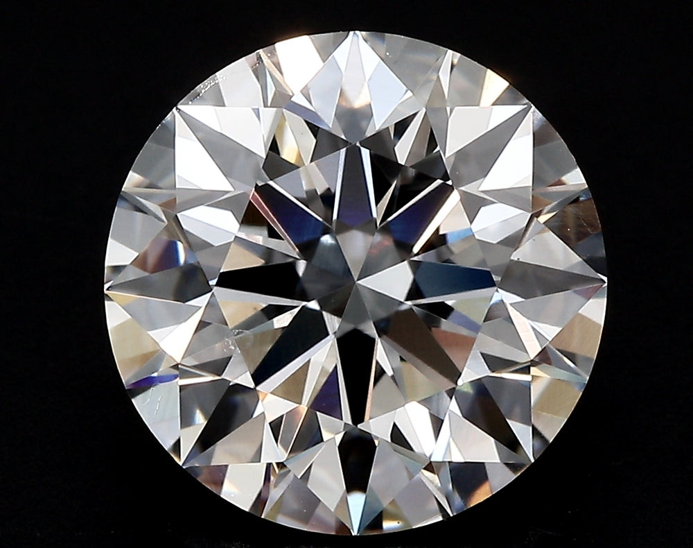 4.01 Carat Round Lab Diamond with  Cut Diamond in 14KT  view 1
