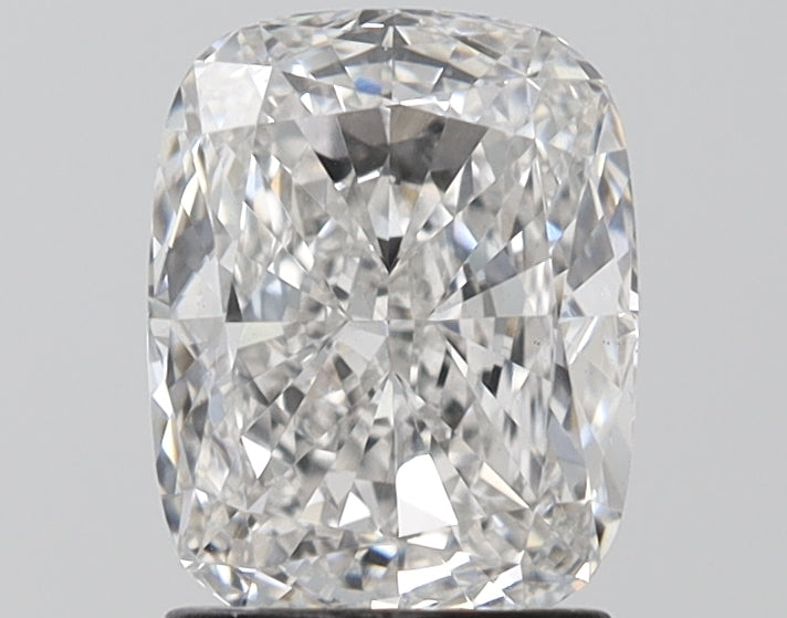 1.83 Carat Cushion Lab Diamond with  Cut Diamond in 14KT  view 1
