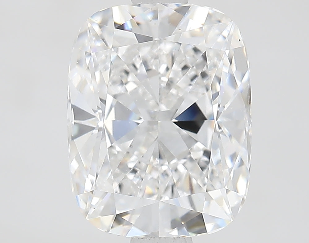 2.0 Carat Cushion Lab Diamond with  Cut Diamond in 14KT  view 1
