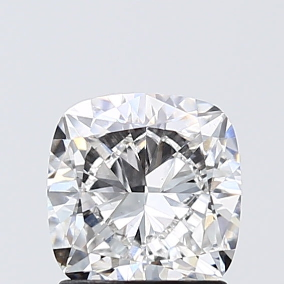 1.53 Carat Cushion Lab Diamond with  Cut Diamond in 14KT  view 1
