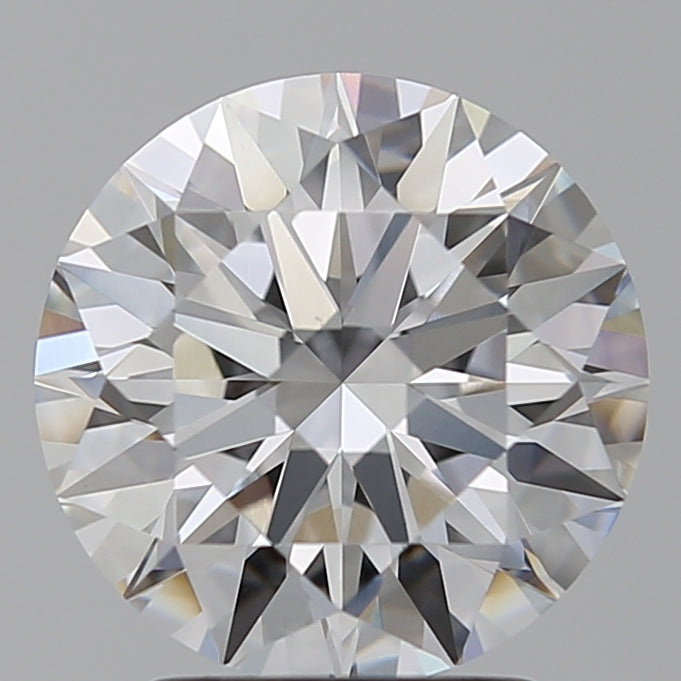 2.56 Carat Round Lab Diamond with  Cut Diamond in 14KT  view 1
