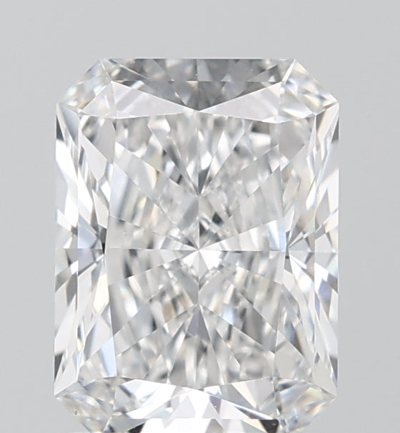2.01 Carat Radiant Lab Diamond with  Cut Diamond in 14KT  view 1
