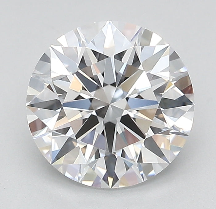1.53 Carat Round Lab Diamond with  Cut Diamond in 14KT  view 1
