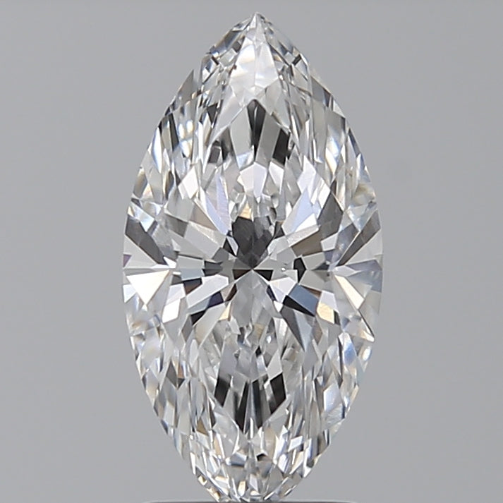 2.01 Carat Marquise Lab Diamond with  Cut Diamond in 14KT  view 1
