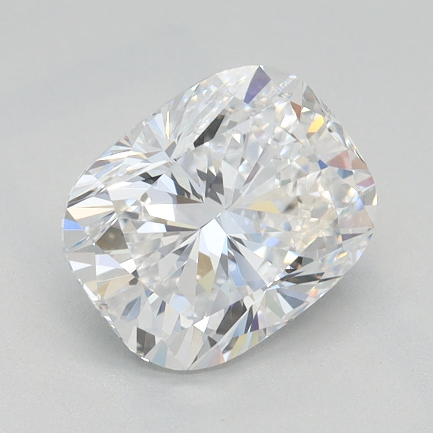 1.54 Carat Cushion Lab Diamond with  Cut Diamond in 14KT  view 1
