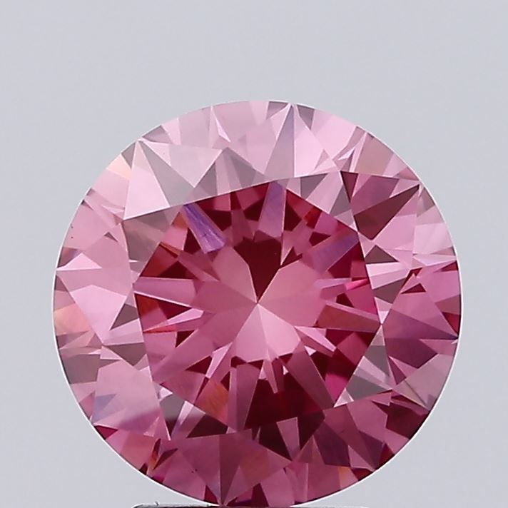 4.0 Carat Round Lab Diamond with  Cut Diamond in 14KT  view 1
