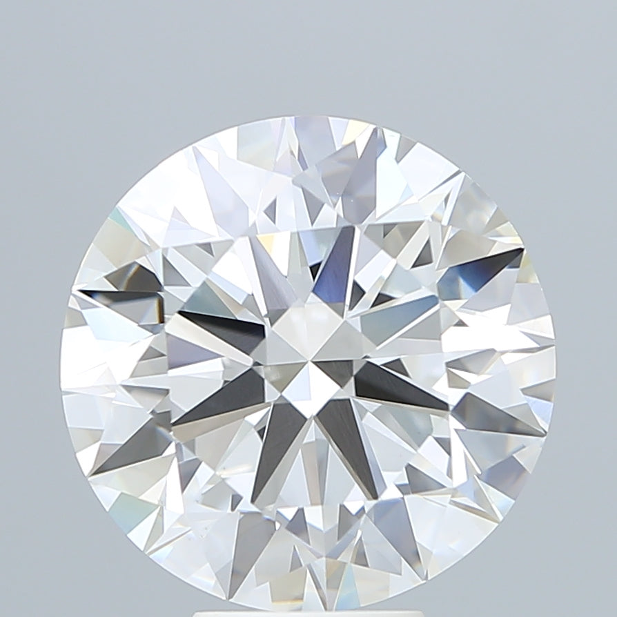 8.0 Carat Round Lab Diamond with  Cut Diamond in 14KT  view 1
