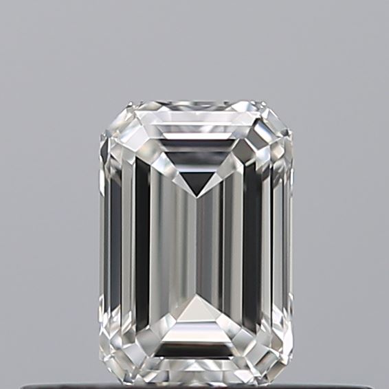 0.34 Carat Emerald Natural Diamond with  Cut Diamond in 14KT  view 1
