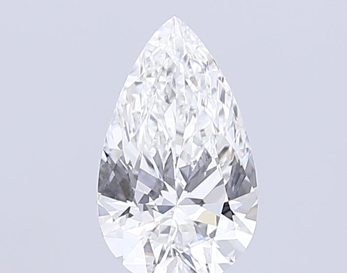 3.08 Carat Pear Lab Diamond with  Cut Diamond in 14KT  view 1
