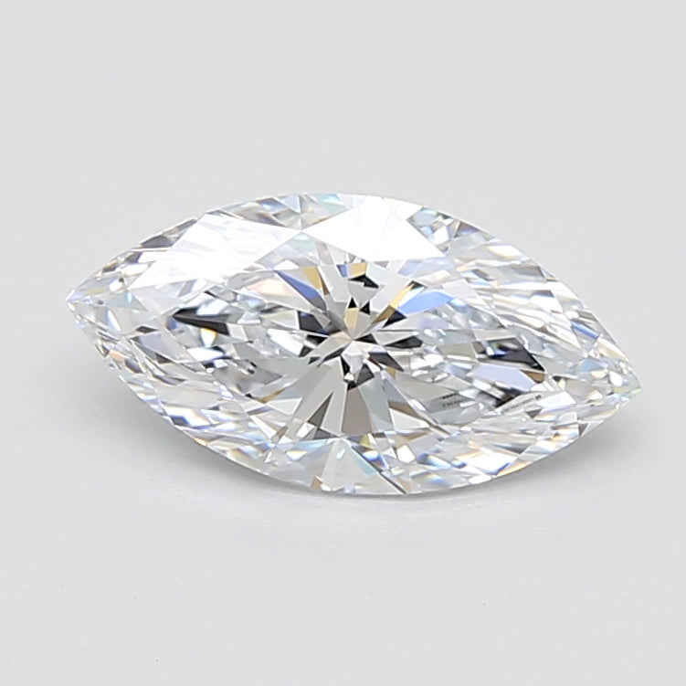 2.39 Carat Marquise Lab Diamond with  Cut Diamond in 14KT  view 1
