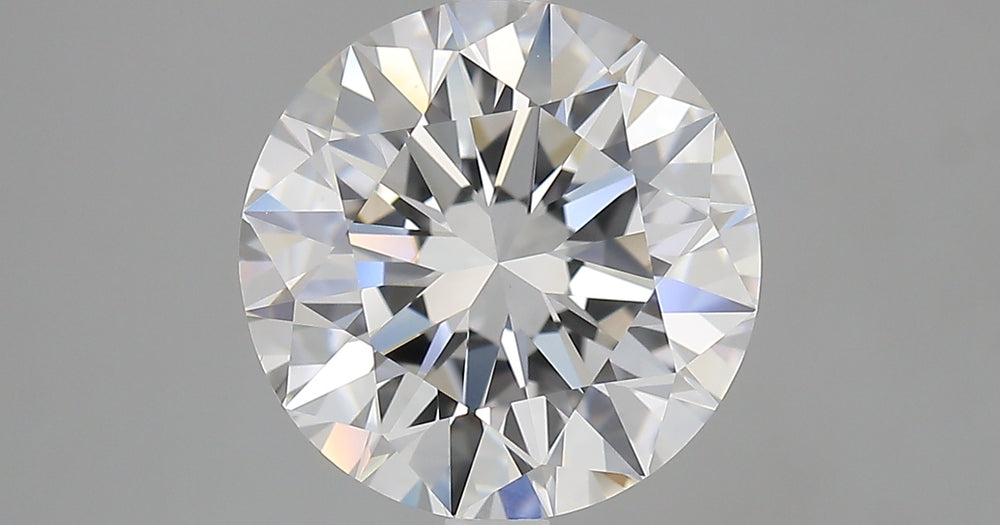 3.51 Carat Round Natural Diamond with  Cut Diamond in 14KT  view 1

