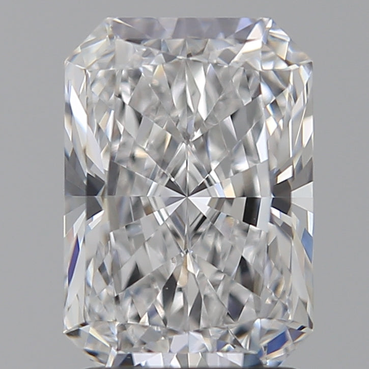 2.02 Carat Radiant Lab Diamond with  Cut Diamond in 14KT  view 1

