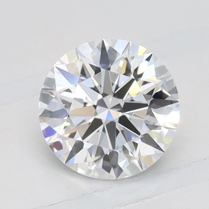 0.64 Carat Round Lab Diamond with  Cut Diamond in 14KT  view 1
